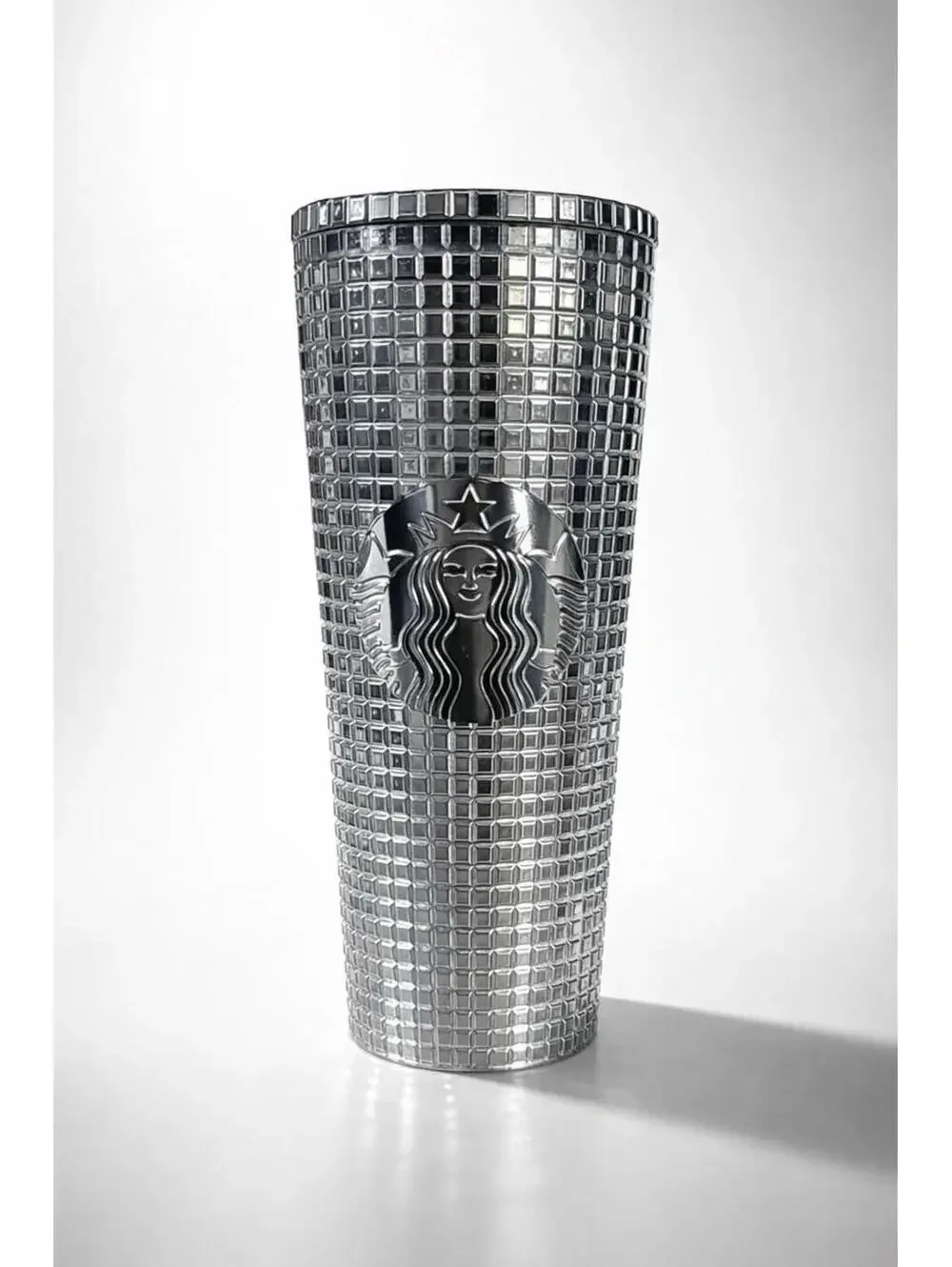 Starbucks Silver Mosaic Tumbler with Lid - 24oz